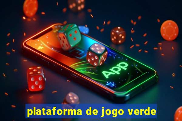 plataforma de jogo verde